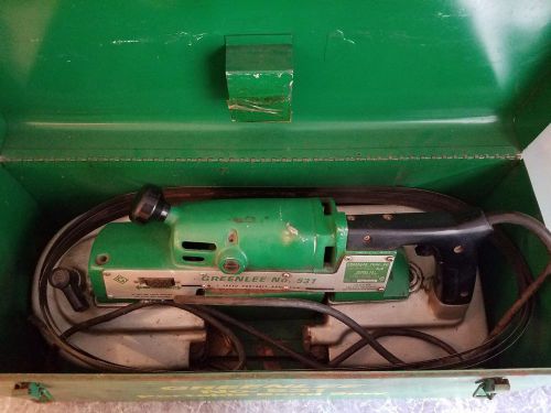 Greenlee Tool Model 531 Portable Band Saw 2 Speed Heavy Duty with Case &amp; Blades