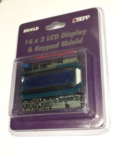 Osepp 16X2SHD-01 16X2 LCD DISPLAY/KEYPAD SHIELD 16 X 2 LCD DISPLAY AND KEYPAD