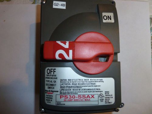 Pass &amp; Seymore Safety Switch PS30-SSAX, 30A, 600VAC
