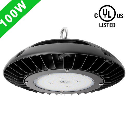 100W Dimmable UFO LED High Bay Light Commercial Lighting 10500lm IP65 Waterproof