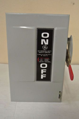 GE General Electric Cat: TG3221 Safety Disconnect Switch