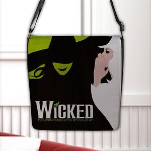 Wicked The Untold Story Witches of OZ Flap Closure Shoulder Nylon Messenger Bag