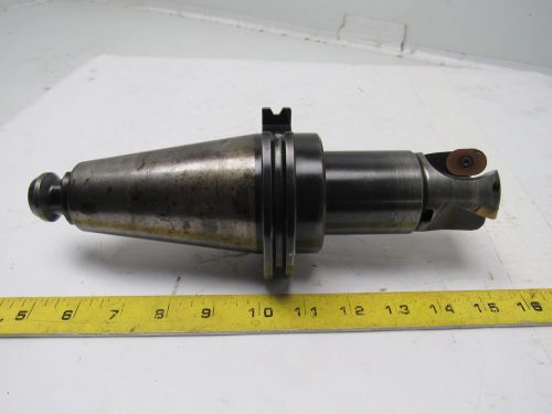 Collins 50cv shell mill tool holder 3/4&#034; sm x 3-1/2&#034; proj w/3 flute tool cutter for sale