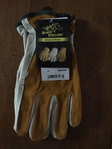 Brand New Revco Black Stallion Leather Work Gloves Size Medium