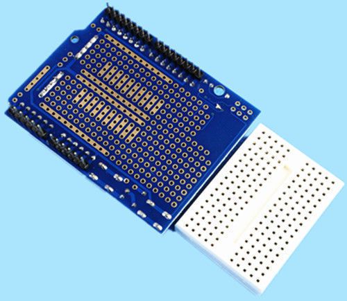 Prototype Shield Mini Breadboard for Arduino Duemilanove ProtoShield