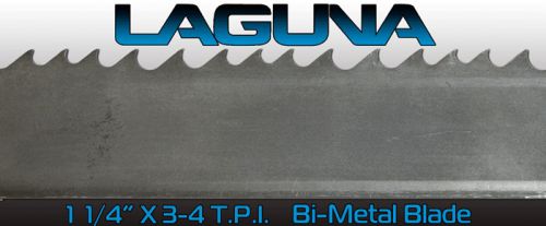 1 1/4&#034; 3-4 TPI X 65 1/2&#034; Bimetal BandSaw Blade Laguna Tools Metal Cutting Blade