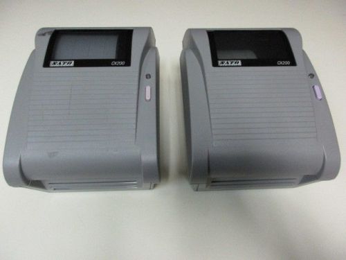 Lot of (2) Sato CX200 CX202TT Thermal Label Printers