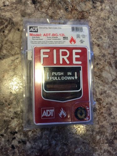 ADT   FIRE ALARM   MODEL   ADT-BG-12L    NEW      0214