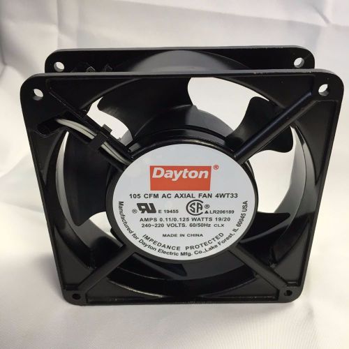 Square axial fan 230 vac 10.5 watts 4-11/16 x 1-1/2&#034; new for sale