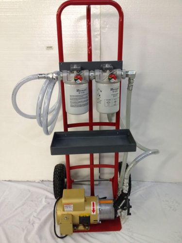 Hydraulic oil filtration cart for sale