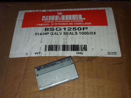 8SG1250P HP-Seal for Steel Strapping, Heavy-Duty SAMUEL QTY 1000