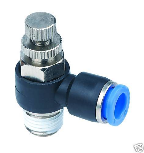 Push in to connect fitting flow control 4 mm x 1/4&#034; npt for sale