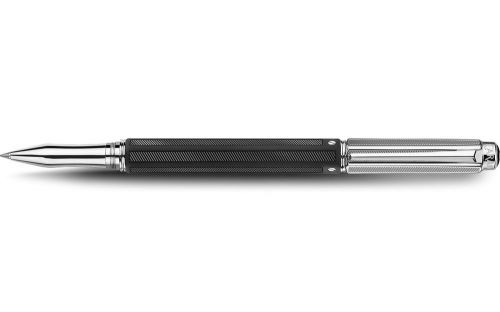 Caran d&#039;ache varius rubracer silver plated rhodium coated rollerball pen for sale