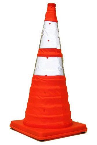 28 inch lighted collapsible traffic safety cone for sale