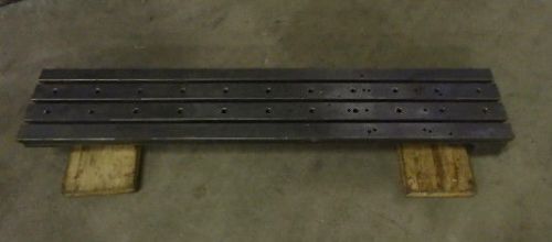 66&#034;x12.25&#034;x5.75&#034; Steel_3 T-Slotted Table Cast Iron Welding Layout Fixture weld