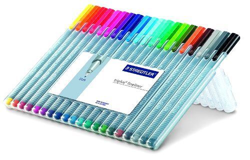 Pack staedtler triplus fineliner pens 20 color 334sb20 new free shipping 1 0 3 for sale