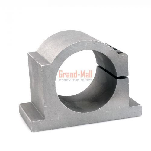 80mm Diameter Aluminum CNC Spindle Motor Mount Bracket Clamp +2pcs Screws