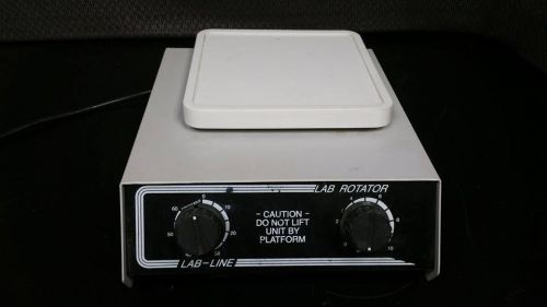 Lab-Line Rotator Model 1304 6-1/2&#034; x 6-1/2&#034; Platform Speed and Time Control