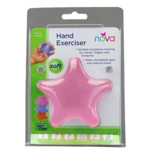 Hand Squeeze Star, Soft, Pink, Free Shipping, No Tax, #PA-H01