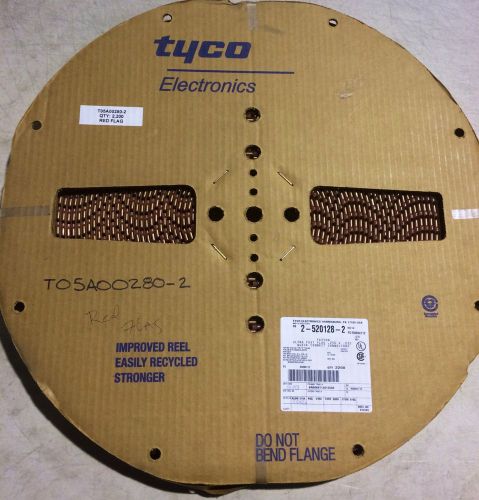 Tyco electronics 2-520128-2 quick disconnect terminal 18-22awg qty: 2200 for sale