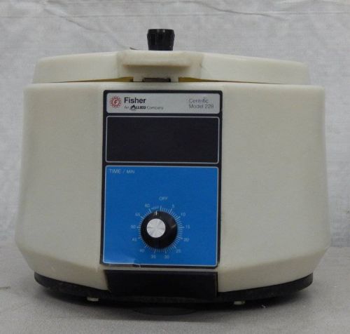 Fisher scientific centrific centrifuge model 228 w/ max rpm 3400 rotor for sale