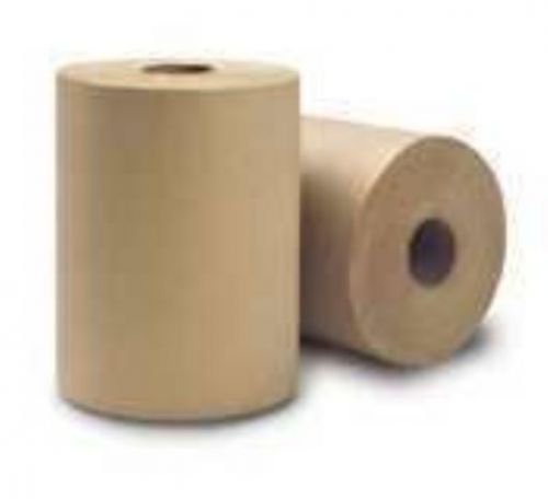 Wausau Paper 46000 EcoSoft Roll Towels, 8&#034; X 425&#034; Length roll, Natural 12 Pack