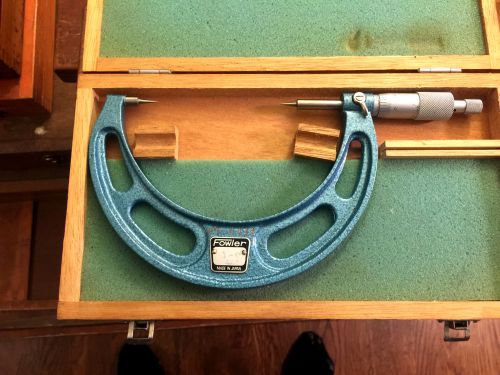 FOWLER OUTSIDE MICROMETER 3-4&#034; .001&#034; Micrometer Ratchet