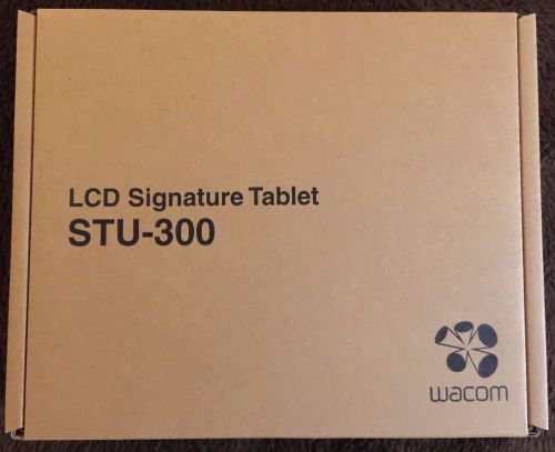 Wacom STU-300 LCD Signature Tablet Pad  NEW In BOX FREE SHIPPING!!