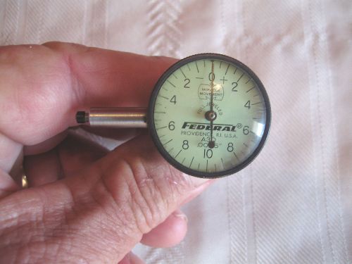 NICE FEDERAL A3Q DIAL INDICTOR GAGE GAUGE .0005&#034; USED