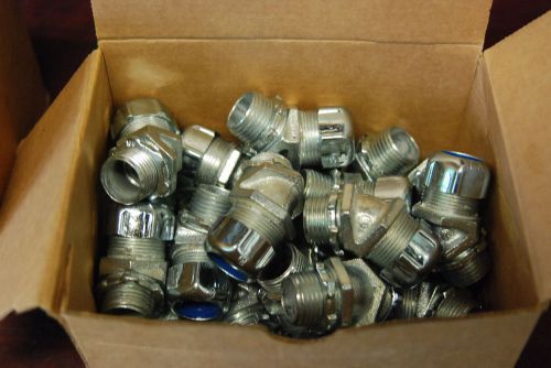 T&amp;B Fittings, 5241, Lot of 23, 3/8&#034;, Liquidtight Flexible Connector, New in Box