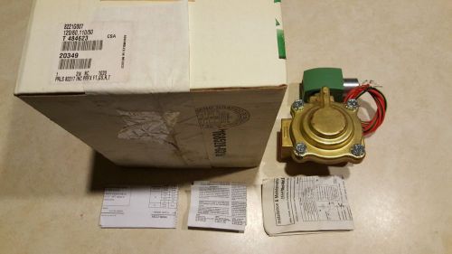 Asco Red-Hat II Solenoid Valve 8221G007 1&#034; 120 VAC 2 Way