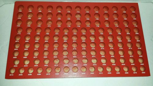 Vermont Gage  .7505-.6265 Pin Gage Tray Rack Only
