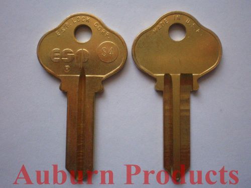 S4 sargent key blank / 5 key blanks / brass finish for sale