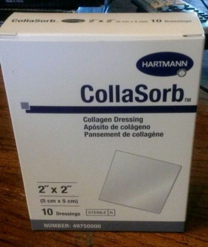 CollaSorb Collagen Dressing 2&#034; x 2&#034; Part No. 49750000 Qty 8