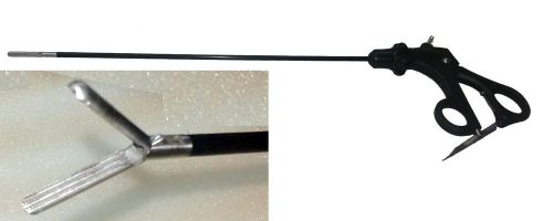 Laparoscopic Double Action  Debakey forceps  3 mm  length  330 mm