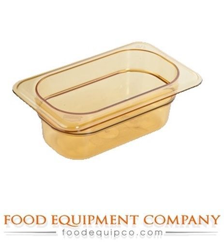 Cambro 92HP150 H-Pan™ 1/9-size 2-1/2&#034;D amber  - Case of 6