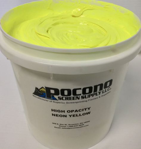 High Opacity Neon Yellow Ink (Gallon)