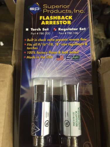Superior Products Oxygen/fuel Flash Back Arrestor FBK-100