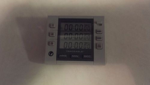 Traceable three-channel alarm timer with triple-line lcd for sale