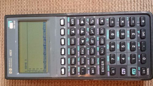 HP48GX  Scientic Expandable Calculator with TDS Survey and Ram card 256k