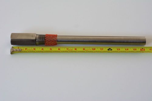 Moore thermowell 316 SS new, bore 3/4&#034;, process 1&#034;NPT, insertion length 12&#034;