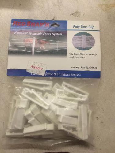 200 Count Red Snap&#039;r Poly Tape Clip