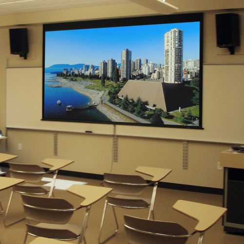 Draper access/series m manual 102&#034; projection screen for sale