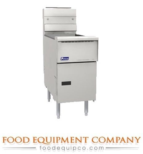 Pitco VF-35S Standard Fryer gas tube fired stand alone model 35 lb. oil capacity