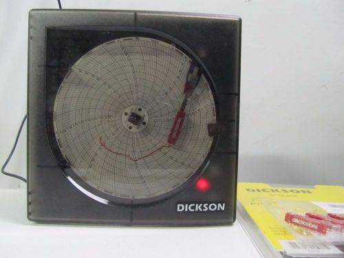 Dickson kt621, circular chart recorder, temperature, 6 in for sale