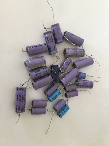 Electronic Components Capacitors Untested Mixed Lot