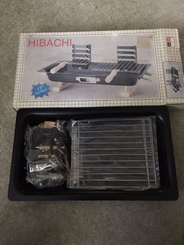 17&#034; Habachi Grill, NEVER USED!!!