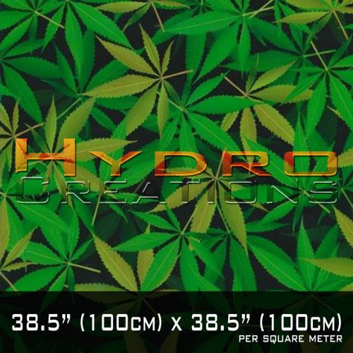 Hydrographic film for hydro dipping water transfer film marijuana weed leaf for sale