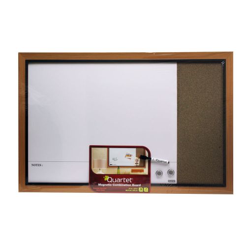 Quartet 23 x 35 Home Decor Two-Tone Dry Erase Bulletin Combo Board