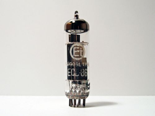 1 x Ei Yugo NOS ECL86 - 6GW8 Vacuum Audio Pentode Tubes Solid Foil Dimple Getter